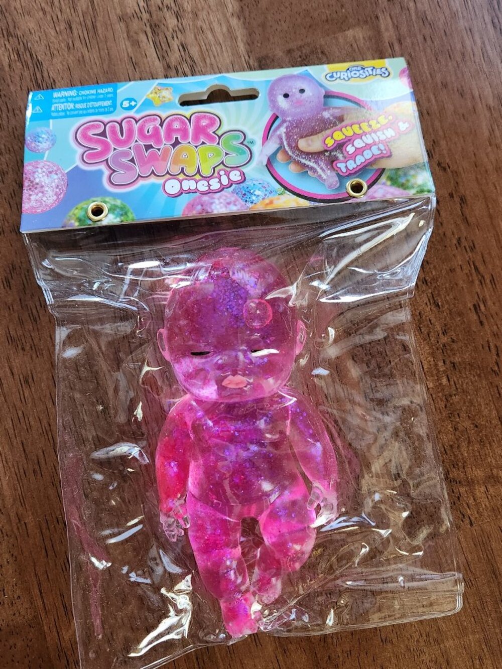 Glitter Sugar Swaps Onesies - Pink